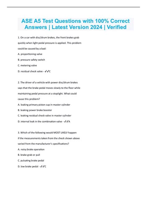 ASE Practice Questions 的图像结果