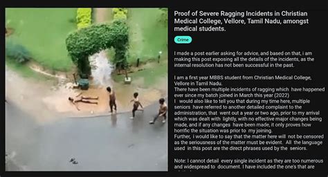 Tamil Nadu: Medicos forced to strip, hit on testicles at medical ...