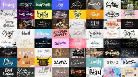 Nice Handwritten Fonts