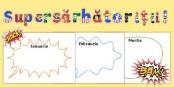 Supereroi - Planșe decor aniversare