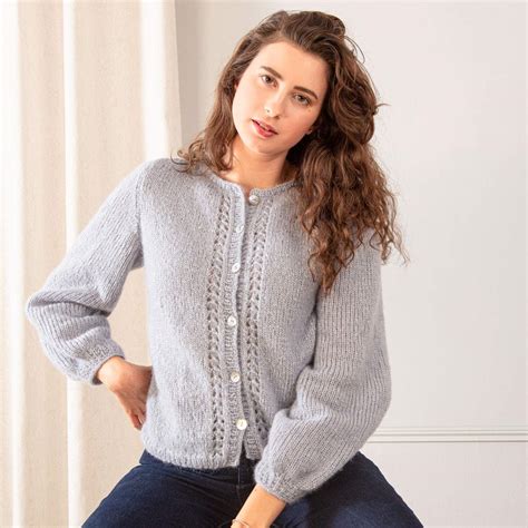 Gilet mohair prêt-à-tricoter - Modèle Tricotez-moi