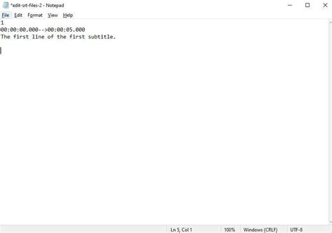 Edit SRT File 的图像结果