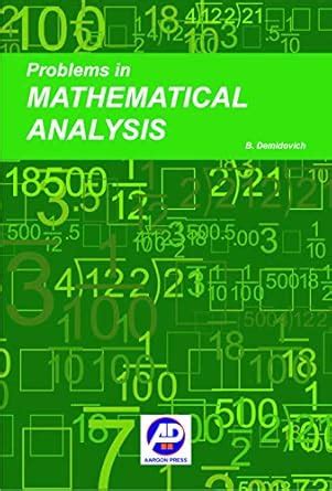 Amazon.in: Buy PROBLEMS IN MATHEMATICAL ANALYSIS Book Online at Low ...