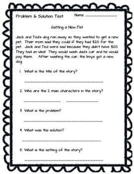 Problem Solution Worksheet 的图像结果