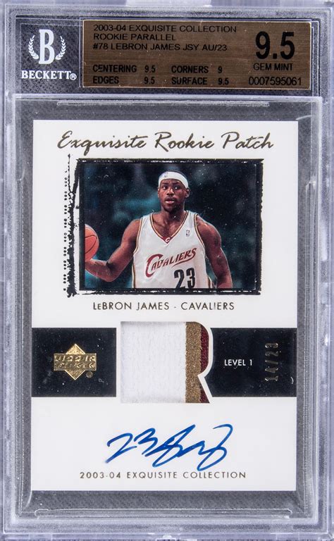 LeBron James rookie card and the top ten most valuable basketball cards