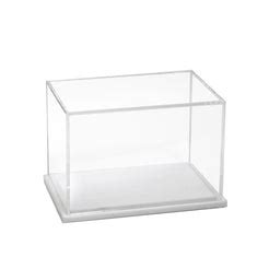Custom Size Acrylic Display Box with White Base – acrylicsheetsindia