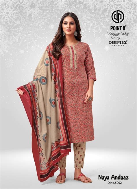 Deeptex Naya Andaaz Vol 5 Pure Cotton Readymade Dress Collection