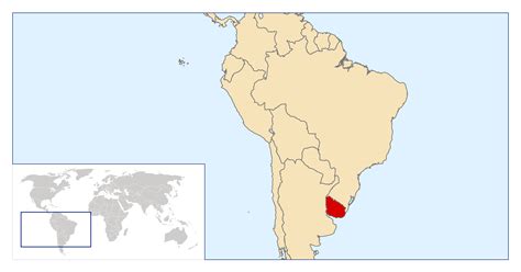 Map Of Uruguay
