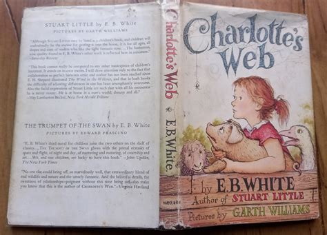 CHARLOTTE'S WEB. Attractive Early issue in Pictorial Dust Jacket ...