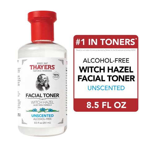 Buy Thayers Alcohol-Free Unscented Witch Hazel Facial Toner, 8.5 oz ...