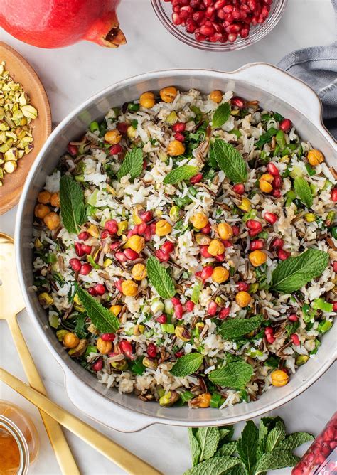 Pomegranate Rice Salad Recipe - Love and Lemons