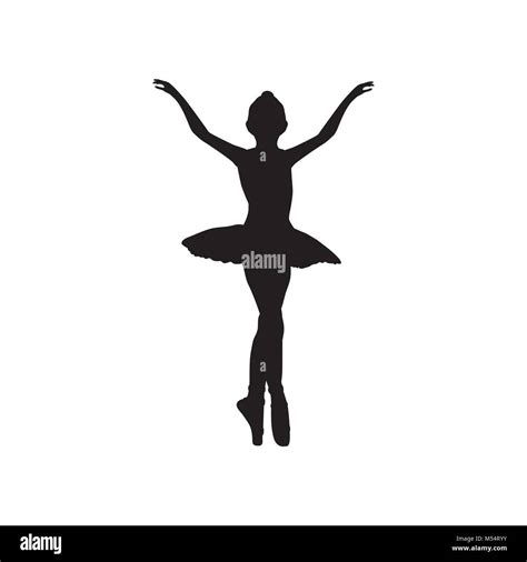 Dancing ballerina silhouette Cut Out Stock Images & Pictures - Alamy