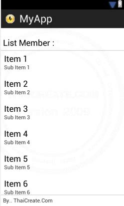List View Using Adapter in SQLite in Android 的图像结果