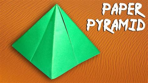 Image result for Easy Beginner Paper Pyramid