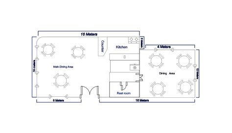 Small Restaurant Plan 的图像结果