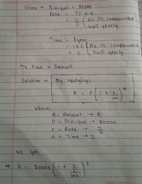 Find the compound interest on rupees 80000 for 1 year at 7% p.a ...