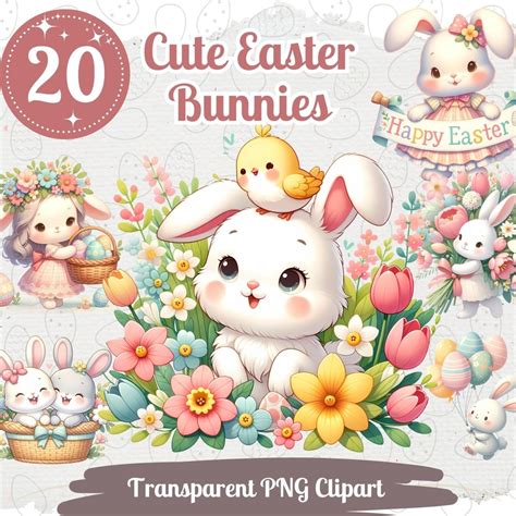 Free bunnies clip art, Download Free bunnies clip art png images, Free ...