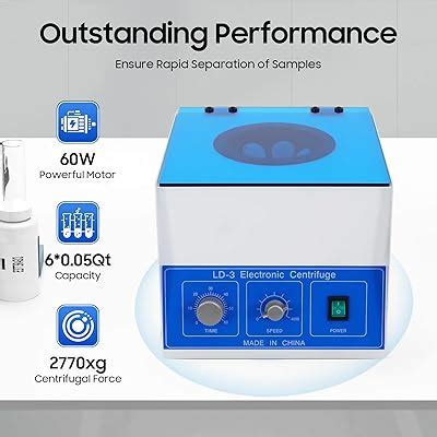 WANLECY Electric Lab Benchtop Centrifuge, LD-3 Low-Speed India | Ubuy