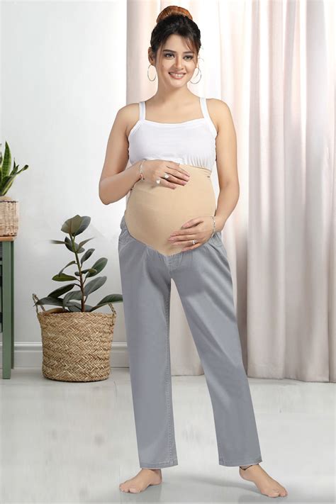 MomsBae Jeggings: Grey Ankle Length Denims at Rs 999