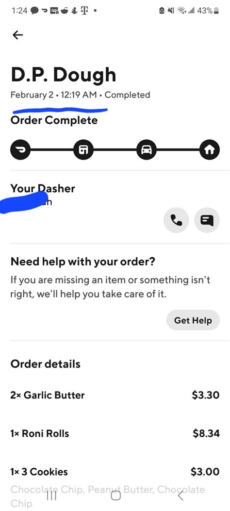 Placed a doordash order, and received a taco bell order from Uber Eats ...
