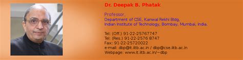 Deepak B Phatak