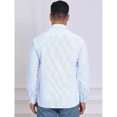 Pattern Shirts for Men Button Down Long Sleeve Formal Business Printing ...