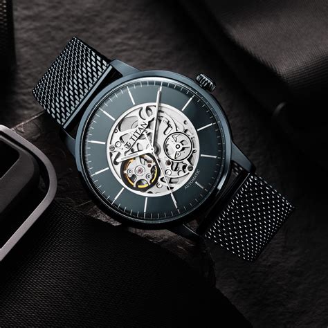 Buy Online Titan Mechanical Blue Dial Automatic watch for Men with ...