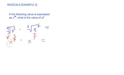 Image result for Radical Math Example