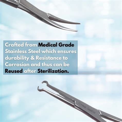 IMED SCIENTIFIC No Scalpel Vasectomy Forceps Sutureless Set Used for ...