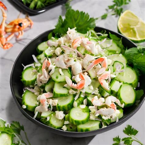 Cucumber Crab Salad Recipe "Quick & Tasty Seafood Dish" - The Fresh Man ...