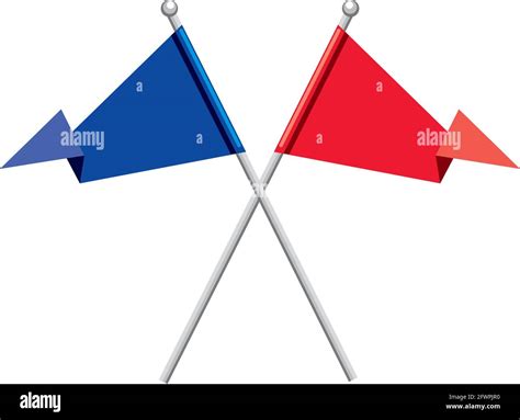 blue red flags Stock Vector Image & Art - Alamy