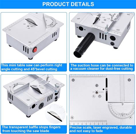 IMeshbean Mini Table Saw Multifunctional Portable Precision India | Ubuy