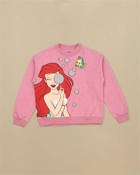 Disney Princess Printed Oversized Sweatshirt For Girls – Kidsville