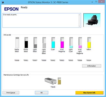 Check Ink Status 的图像结果