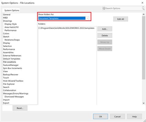 Creating Templates in SolidWorks 的图像结果