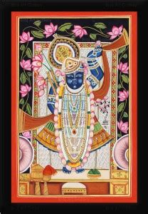 Braj Art Gallery Pichwai Painting Shrinathji Lotus Shringar Darshan ...