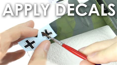 Image result for Applying Sticker Like Decals On Plastic Models