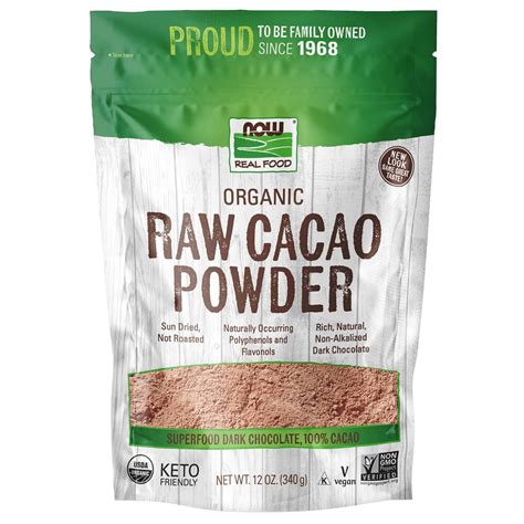 Now Foods Organic & Raw Cacao Powder, 12 Oz : Amazon.in: Grocery ...