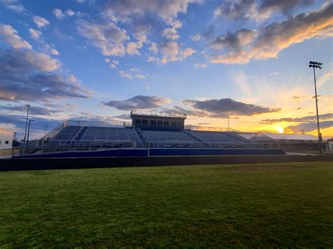 Finishing up the LaRue County High School Stadium