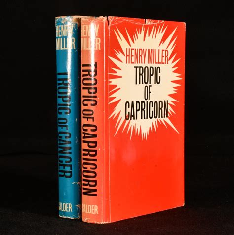 Tropic of Cancer Tropic of Capricorn by Henry Miller: Near Fine Cloth ...