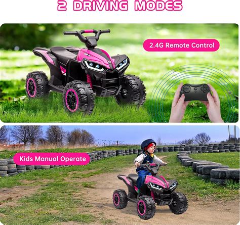 ACONEE Kids ATV Ride on Toy 12V 4 Power Wheels for Kids, India | Ubuy