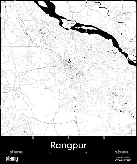 Map Of Bangladesh Rangpur City