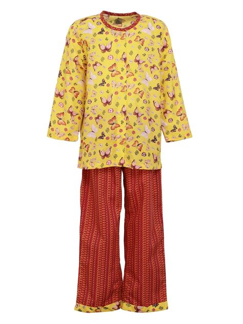 Yellow Butterfly Nightsuit – A Little Fable