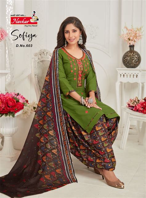 Navkar Sofiya Vol 6 Ready Made Patiyala Suit Collection