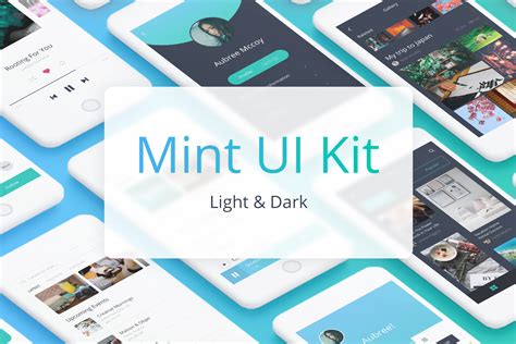 Mint UI kit, an UI Kit Template by Marina Rev