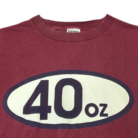 90s ZEDHED 40oz ロゴ Tシャツ【XL】TULTEXボディ | BACK IN THE DAYZ.