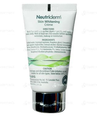 Neutriderm Skin Whitening Creme 50 Gm - Uses, Side Effects, Dosage ...
