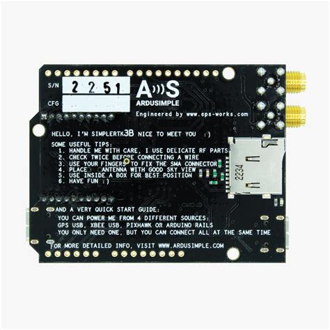 simpleRTK3B Heading (Septentrio Mosaic-H) - ArduSimple