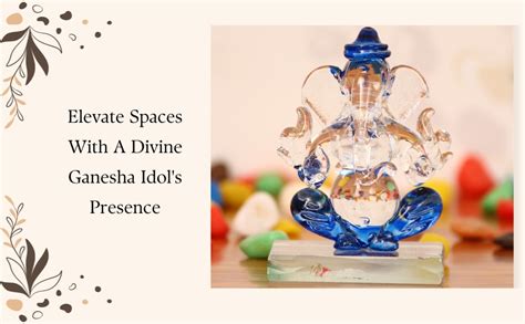 eCraftIndia Blue and Transparent Double Sided Crystal Car Ganesha ...