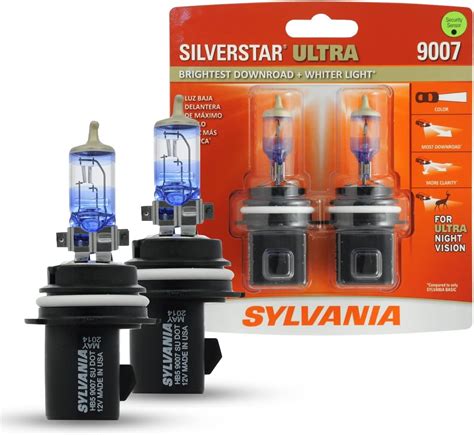 SYLVANIA - 9007 SilverStar Ultra - High Performance Halogen Headlight ...